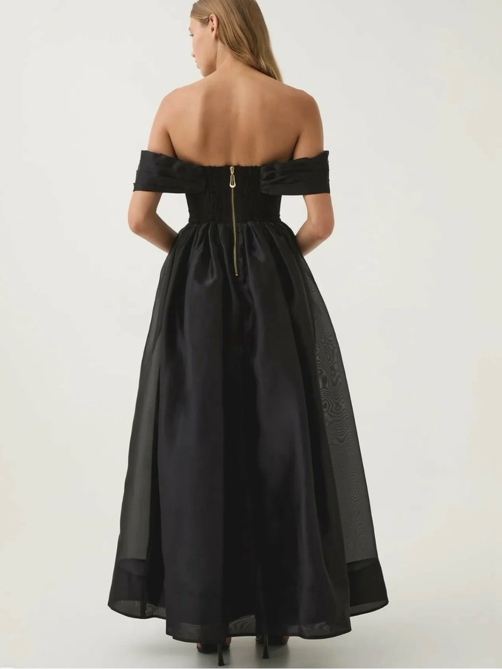Aje Black Off-Shoulder Gown - Picture 3 of 7